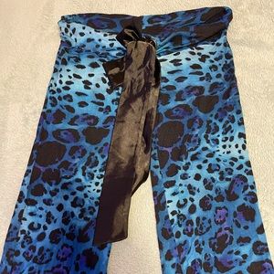 Cute Booty lounge Ultra Rare Blue Leopard pants